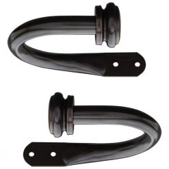 Home Decorators Collection Mix and Match 1 in. Curtain Holdback in Oil Rubbed Bronze (2-Pack) -Flora Home Decorators Soldes home decorators collection curtain holdbacks u orbfohj07hb a0 1000