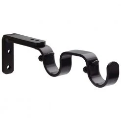 Home Decorators Collection Mix and Match 1 in. Double Curtain Rod Bracket in Oil Rubbed Bronze (3-Pack) -Flora Home Decorators Soldes home decorators collection curtain rod brackets u orbbojm05 66 1000