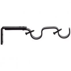 Home Decorators Collection Mix and Match 1 in. Double Curtain Rod Bracket in Oil Rubbed Bronze (3-Pack) -Flora Home Decorators Soldes home decorators collection curtain rod brackets u orbbojm05 a0 1000