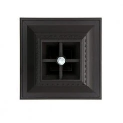 Home Decorators Collection Mix and Match Square 1 in. Curtain Rod Finial in Matte Black (2-Pack) -Flora Home Decorators Soldes home decorators collection curtain rod finials ambf1512k153 77 1000