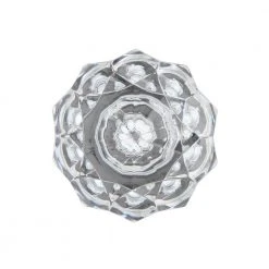 Home Decorators Collection Mix and Match Faceted Crystal Sphere 1 in. Curtain Rod Finial in Matte Black (2-Pack) -Flora Home Decorators Soldes home decorators collection curtain rod finials ambf1512k16 66 1000