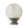Home Decorators Collection Mix and Match Mercury Glass Sphere 1 in. Curtain Rod Finial in Gunmetal (2-Pack) -Flora Home Decorators Soldes home decorators collection curtain rod finials f1601k01gm 64 1000