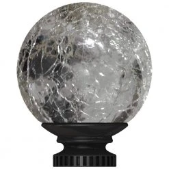 Home Decorators Collection Mix and Match Mercury Glass Sphere 1 in. Curtain Rod Finial in Matte Black (2-Pack) -Flora Home Decorators Soldes home decorators collection curtain rod finials f1601k01mb 1d 1000