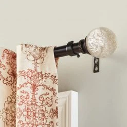 Home Decorators Collection Mix and Match Mercury Glass Sphere 1 in. Curtain Rod Finial in Oil-Rubbed Bronze (2-Pack) -Flora Home Decorators Soldes home decorators collection curtain rod finials f1601k01orb e1 1000