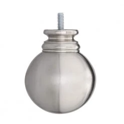 Home Decorators Collection Mix and Match Ball 1 in. Curtain Rod Finial in Brushed Nickel (2-Pack) -Flora Home Decorators Soldes home decorators collection curtain rod finials u bnfpbm02 1d 1000