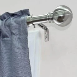 Home Decorators Collection Mix and Match Ball 1 in. Curtain Rod Finial in Brushed Nickel (2-Pack) -Flora Home Decorators Soldes home decorators collection curtain rod finials u bnfpbm02 31 1000