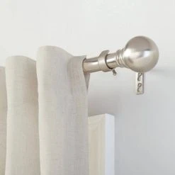 Home Decorators Collection Mix and Match Ball 1 in. Curtain Rod Finial in Brushed Nickel (2-Pack) -Flora Home Decorators Soldes home decorators collection curtain rod finials u bnfpbm02 e1 1000