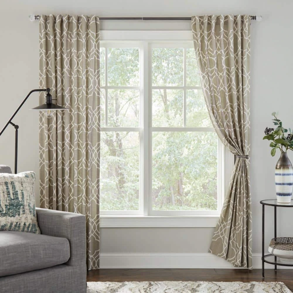 Home Decorators Collection Mix and Match Faceted Crystal Sphere 1 in. Curtain Rod Finial in Gunmetal (2-Pack) 5 Home Decorators Collection Mix and Match Faceted Crystal Sphere 1 in. Curtain Rod Finial in Gunmetal (2-Pack) - Image 3