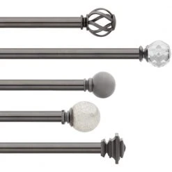 Home Decorators Collection Mix and Match Faceted Crystal Sphere 1 in. Curtain Rod Finial in Gunmetal (2-Pack) 13 Home Decorators Collection Mix and Match Faceted Crystal Sphere 1 in. Curtain Rod Finial in Gunmetal (2-Pack) -Flora Home Decorators Soldes home decorators collection curtain rod finials u gmf1512k16 66 1000