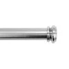 Home Decorators Collection 50 in. - 144 in. Telescoping 3/4 in. Double Rod Conversion Kit in Brushed Nickel -Flora Home Decorators Soldes home decorators collection double curtain rods ubn144fohj07 64 1000