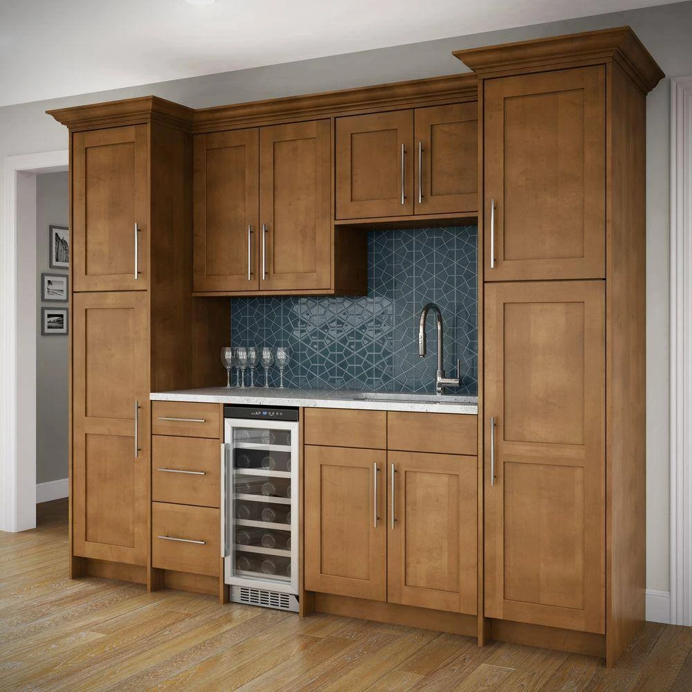 Home Decorators Collection 9 3/4 in. Brushed Nickel Modern Drawer Pull 5 Home Decorators Collection 9 3/4 in. Brushed Nickel Modern Drawer Pull - Image 3