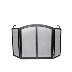 Home Decorators Collection Radclife Manor 3-Panel 55 in. Fireplace Screen