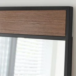 Home Decorators Collection Oversized Metal & Wood Frame Modern Floor Mirror (70 in. H x 30 in. W) -Flora Home Decorators Soldes home decorators collection floor mirrors 16mjkc2124 777 1d 1000