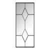 Home Decorators Collection Oversized Black Metal Frame Diamond Windowpane Classic Floor Mirror (70 in. H x 29 in. W) -Flora Home Decorators Soldes home decorators collection floor mirrors 19mje2741 bk 64 1000