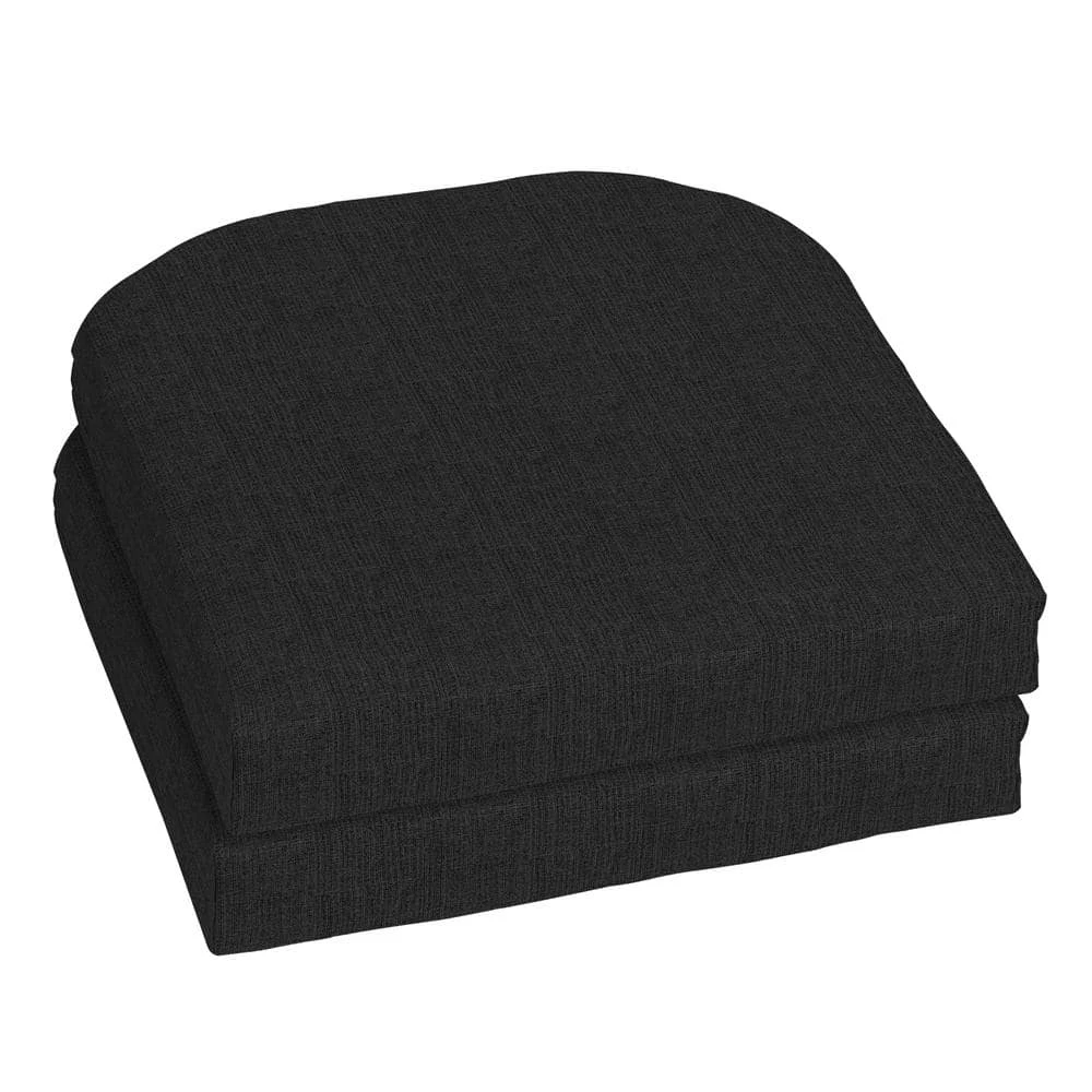 Home Decorators Collection 18 x 18 Sunbrella Canvas Black Outdoor Chair Cushion (2-Pack) 3 Home Decorators Collection 18 x 18 Sunbrella Canvas Black Outdoor Chair Cushion (2-Pack)