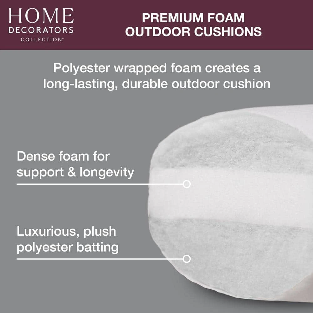 Home Decorators Collection 24 in. x 20 in. Sunbrella Premium Foam Firm 2-Piece Deep Seating Outdoor Lounge Chair Cushion in Canvas Navy 5 Home Decorators Collection 24 in. x 20 in. Sunbrella Premium Foam Firm 2-Piece Deep Seating Outdoor Lounge Chair Cushion in Canvas Navy - Image 3