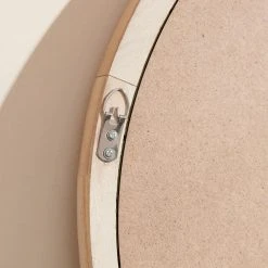 Home Decorators Collection Medium Round Brown Natural Wood Transitional Accent Mirror (24 in. Diameter) -Flora Home Decorators Soldes home decorators collection make your house a home h5 mh 249 a0 1000