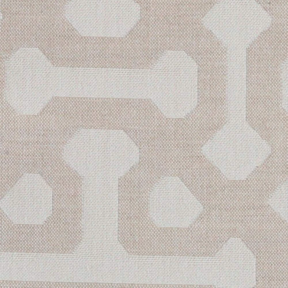 Home Decorators Collection Camden 10 ft. x 6 ft. Aluminum Patio Umbrella in Fretwork Flax 5 Home Decorators Collection Camden 10 ft. x 6 ft. Aluminum Patio Umbrella in Fretwork Flax - Image 3