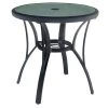 Home Decorators Collection Commercial Grade Metal Brown Bistro Table