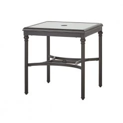 Home Decorators Collection Camden Brown Aluminum Outdoor Bistro Table