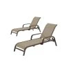 Home Decorators Collection Commercial Aluminum Dark Taupe Outdoor Stack Chaise Lounge with Sunbrella Elevation Stone Sling (2-Pack) -Flora Home Decorators Soldes home decorators collection outdoor chaise lounges fla60441 2pk es 64 1000