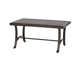 Home Decorators Collection Ridge Falls Aluminum Outdoor Patio Cast Top Coffee Table