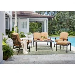 Home Decorators Collection Ridge Falls Aluminum Outdoor Patio Cast Top Coffee Table -Flora Home Decorators Soldes home decorators collection outdoor coffee tables akx04515k01 a0 1000