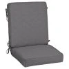 Home Decorators Collection 21 x 44 Sunbrella Cast Slate Outdoor Dining Chair Cushion -Flora Home Decorators Soldes home decorators collection outdoor dining chair cushions ah1y384b d9d1 64 1000
