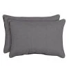 Home Decorators Collection 16 in. x 24 in. Sunbrella Cast Slate Oversized Lumbar Outdoor Throw Pillow (2-Pack) 2 Home Decorators Collection 16 in. x 24 in. Sunbrella Cast Slate Oversized Lumbar Outdoor Throw Pillow (2-Pack) -Flora Home Decorators Soldes home decorators collection outdoor lumbar pillows ah1y382b d9d2 64 1000