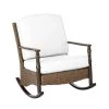 Home Decorators Collection Bolingbrook Wicker Outdoor Rocking Chair with Bare Cushions -Flora Home Decorators Soldes home decorators collection outdoor rocking chairs d13106 r b 64 1000