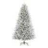 Home Decorators Collection 7.5 ft Kenwood Fraser Flocked Christmas Tree -Flora Home Decorators Soldes home decorators collection pre lit christmas trees 21hd10008 64 1000