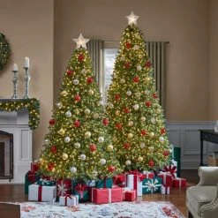 Home Decorators Collection 7.5 ft Elegant Grand Fir Christmas Tree -Flora Home Decorators Soldes home decorators collection pre lit christmas trees 22wl10098 66 1000