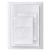 Home Decorators Collection 300 Thread Count Wrinkle Resistant Cotton Sateen 4-Piece Queen Sheet Set in White -Flora Home Decorators Soldes home decorators collection sheet sets ss qn white 64 1000 1