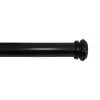 Home Decorators Collection 72 in. - 144 in. Mix and Match Telescoping 1 in. Single Curtain Rod in Matte Black -Flora Home Decorators Soldes home decorators collection single curtain rods amb144fohj07 64 1000