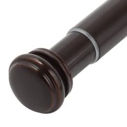 Home Decorators Collection 72 in. - 144 in. Mix and Match Telescoping 1 in. Single Curtain Rod in Oil-Rubbed Bronze -Flora Home Decorators Soldes home decorators collection single curtain rods aorb144fohj07 1d 1000