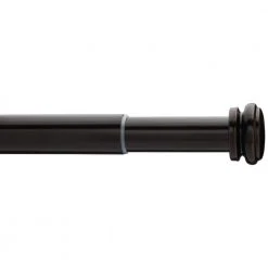 Home Decorators Collection 72 in. - 144 in. Mix and Match Telescoping 1 in. Single Curtain Rod in Oil-Rubbed Bronze -Flora Home Decorators Soldes home decorators collection single curtain rods aorb144fohj07 c3 1000