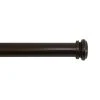 Home Decorators Collection 36 in. - 72 in. Mix and Match Telescoping 1 in. Single Curtain Rod in Oil-Rubbed Bronze -Flora Home Decorators Soldes home decorators collection single curtain rods aorb72fohj07 64 1000
