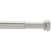 Home Decorators Collection 72 in. - 144 in. Mix and Match Telescoping 1 in. Single Curtain Rod in Brushed Nickel 1 Home Decorators Collection 72 in. - 144 in. Mix and Match Telescoping 1 in. Single Curtain Rod in Brushed Nickel -Flora Home Decorators Soldes home decorators collection single curtain rods u bn144fohj07 64 1000