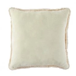 Home Decorators Collection Piper Cream Faux Rabbit Fur Square 20 in. x 20 in. Throw Pillow -Flora Home Decorators Soldes home decorators collection throw pillows pip2020crm pldc 66 1000