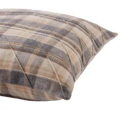 Home Decorators Collection Beige Plaid 18 in. x 18 in. Square Decorative Throw Pillow -Flora Home Decorators Soldes home decorators collection throw pillows s00161023395 a0 1000