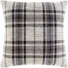 Home Decorators Collection Charcoal Gray Plaid 18 in. x 18 in. Square Decorative Throw Pillow -Flora Home Decorators Soldes home decorators collection throw pillows s00161031646 64 1000