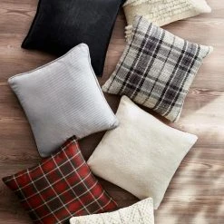 Home Decorators Collection Charcoal Gray Plaid 18 in. x 18 in. Square Decorative Throw Pillow 18 Home Decorators Collection Charcoal Gray Plaid 18 in. x 18 in. Square Decorative Throw Pillow -Flora Home Decorators Soldes home decorators collection throw pillows s00161031646 66 1000