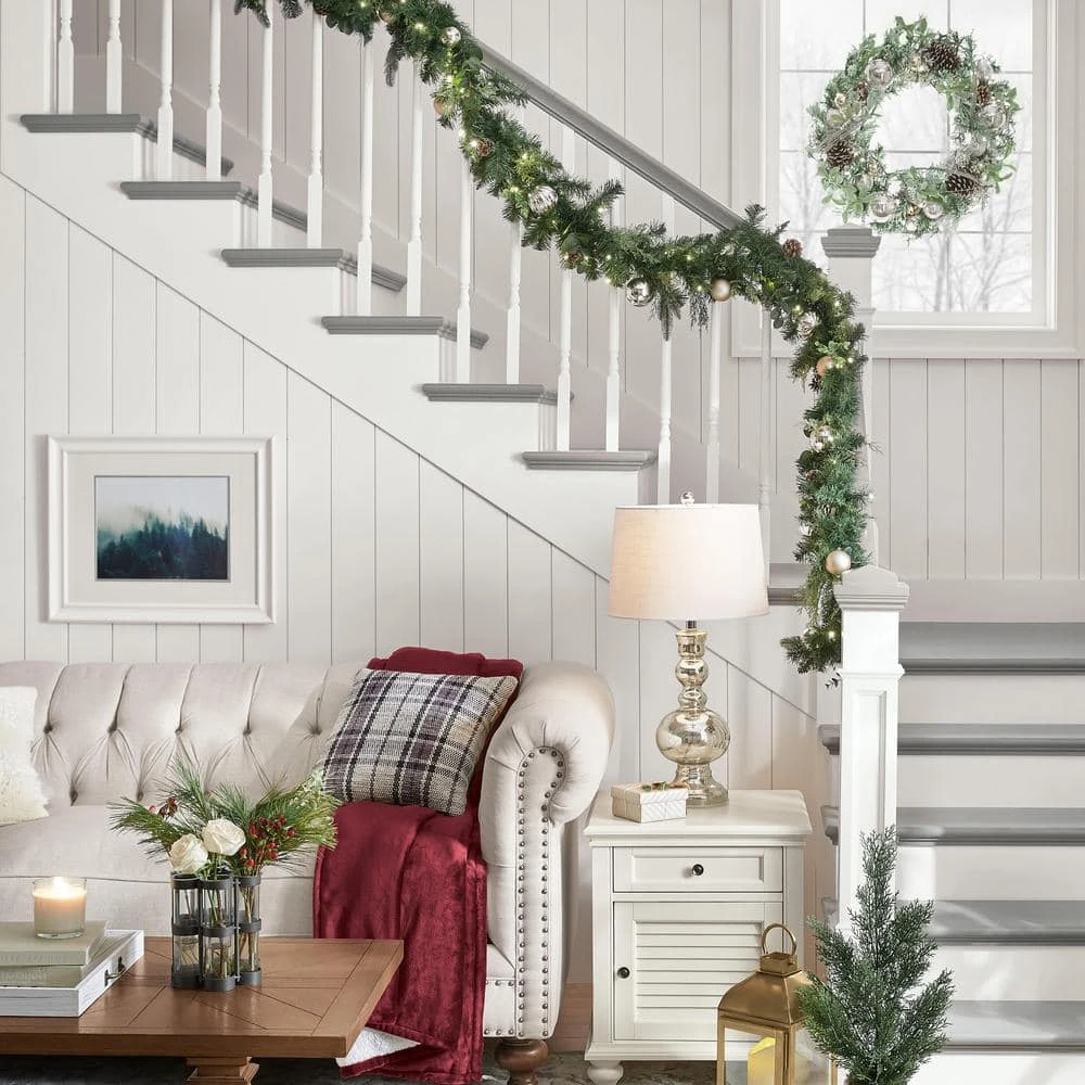 Home Decorators Collection Charcoal Gray Plaid 18 in. x 18 in. Square Decorative Throw Pillow 9 Home Decorators Collection Charcoal Gray Plaid 18 in. x 18 in. Square Decorative Throw Pillow - Image 7