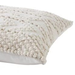 Home Decorators Collection Cream Woven Textured 18 in. x 18 in. Square Decorative Throw Pillow -Flora Home Decorators Soldes home decorators collection throw pillows s00161031651 a0 1000