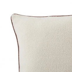 Home Decorators Collection Cream Sherpa 18 in. x 18 in. Square Decorative Throw Pillow -Flora Home Decorators Soldes home decorators collection throw pillows s00161040774 40 1000