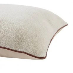 Home Decorators Collection Cream Sherpa 18 in. x 18 in. Square Decorative Throw Pillow -Flora Home Decorators Soldes home decorators collection throw pillows s00161040774 a0 1000