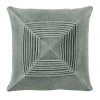 Home Decorators Collection Pale Blue Geometric Pleated 18 in. x 18 in. Square Decorative Throw Pillow -Flora Home Decorators Soldes home decorators collection throw pillows s00161061266 64 1000