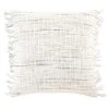 Home Decorators Collection White Stripe 18 in. x 18 in. Square Decorative Throw Pillow with Tassels -Flora Home Decorators Soldes home decorators collection throw pillows s00161061272 64 1000