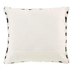 Home Decorators Collection Black and Ivory Geometric Diamond Textured Shag 18 in. x 18 in. Square Decorative Throw Pillow -Flora Home Decorators Soldes home decorators collection throw pillows s00161061278 1d 1000