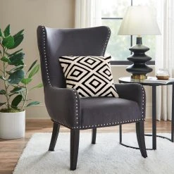 Home Decorators Collection Black and Ivory Geometric Diamond Textured Shag 18 in. x 18 in. Square Decorative Throw Pillow -Flora Home Decorators Soldes home decorators collection throw pillows s00161061278 e1 1000